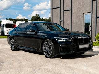 2020 BMW 7 серии 750d xDrive VI (G11/G12) Рестайлинг, чёрный, 7100000 рублей, вид 1