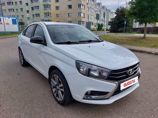 2019 Lada (ВАЗ) Vesta I, белый, 1230000 рублей, вид 2