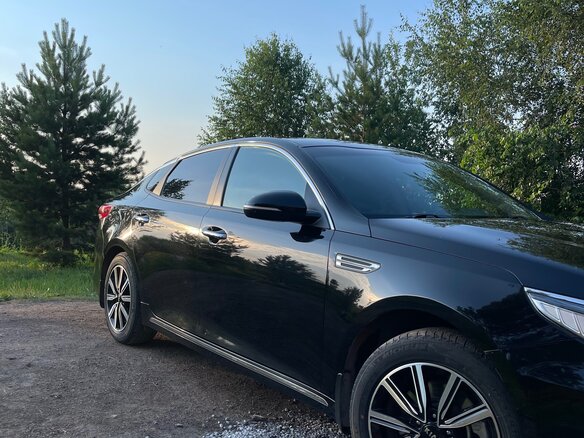 2018 Kia Optima IV Рестайлинг, чёрный, 2200000 рублей - вид 3