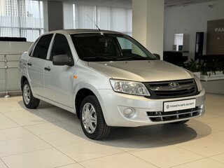 2013 Lada (ВАЗ) Granta I, серебристый, 360000 рублей, вид 3