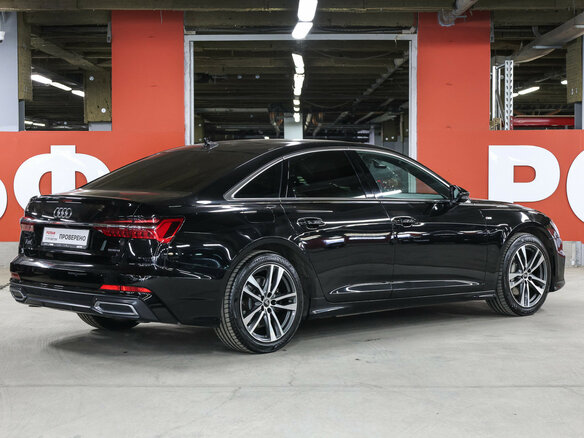 2021 Audi A6 45 TFSI V (C8), чёрный - вид 4
