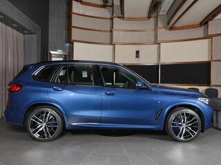 2019 BMW X5 30d IV (G05/G18), синий, 5700000 рублей, вид 4