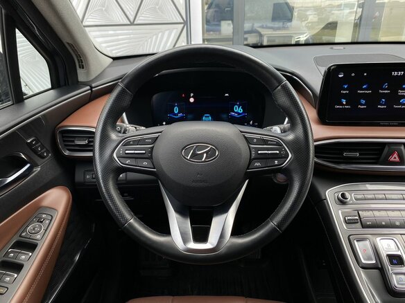 2021 Hyundai Santa Fe IV Рестайлинг, синий, 3799000 рублей - вид 15