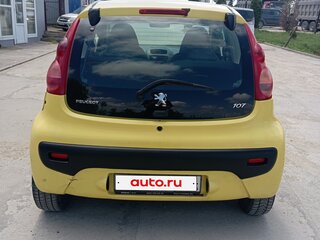 2007 Peugeot 107 I, жёлтый, 290000 рублей, вид 3