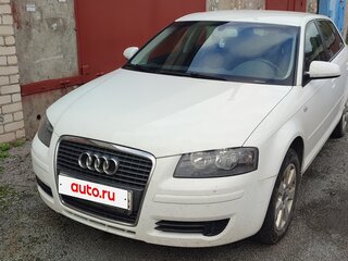 2007 Audi A3 II (8P) Рестайлинг 1, белый, 900000 рублей, вид 1