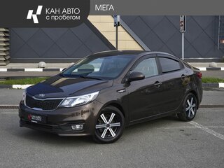 2016 Kia Rio III Рестайлинг, коричневый, 1048000 рублей, вид 1