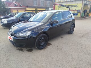 2010 Volkswagen Golf VI, чёрный, 595000 рублей, вид 1