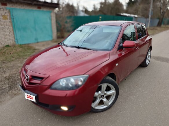 2008 Mazda 3 I (BK) Рестайлинг, красный, 635000 рублей