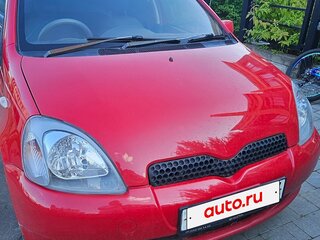2000 Toyota Vitz I (P10), красный, 280000 рублей, вид 1