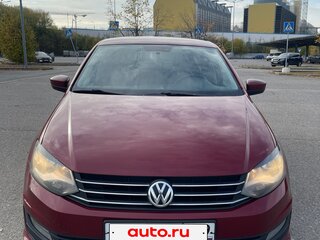 2017 Volkswagen Polo V Рестайлинг, пурпурный, 900000 рублей, вид 3