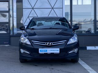 2016 Hyundai Solaris I Рестайлинг, чёрный, 649000 рублей, вид 2