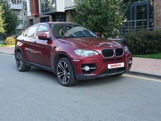2008 BMW X6 35i 6-speed I (E71), красный, 1800000 рублей, вид 4