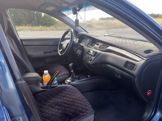 2005 Mitsubishi Lancer IX Рестайлинг, синий, 350000 рублей, вид 5