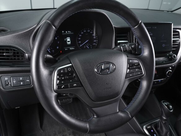 2021 Hyundai Solaris II Рестайлинг, синий - вид 11