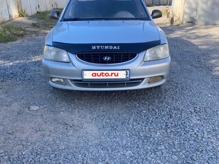 2009 Hyundai Accent ТагАЗ II, серебристый, 400000 рублей, вид 1