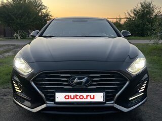 2017 Hyundai Sonata VII (LF) Рестайлинг, чёрный, 1400000 рублей, вид 2