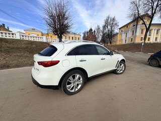 2012 Infiniti FX30d II (S51) Рестайлинг, белый, 3480000 рублей, вид 5