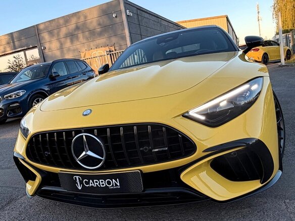 2026 Mercedes-Benz SL-Класс AMG 43 AMG IV (R232), жёлтый - вид 3