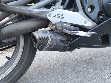 2009 Kawasaki ER-6F (Ninja 650R), чёрный, 485000 рублей, вид 4