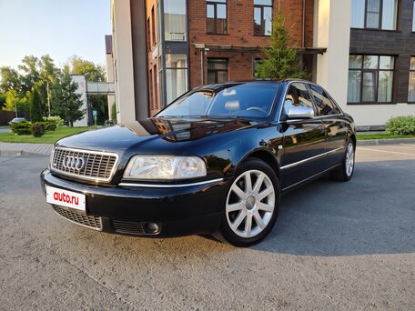 2001 Audi A8 I (D2) Рестайлинг, чёрный, 1050000 рублей, вид 1