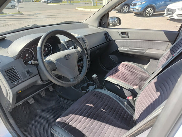 2007 Hyundai Getz I Рестайлинг, серебристый, 445000 рублей - вид 15