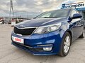 2016 Kia Rio III Рестайлинг, синий, 1100000 рублей - вид 1