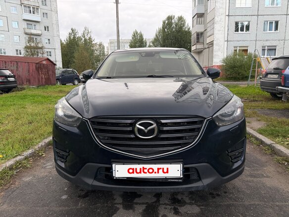 2017 Mazda CX-5 I Рестайлинг, синий, 1790000 рублей - вид 1
