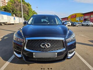 2017 Infiniti QX60 I Рестайлинг, синий, 3000000 рублей, вид 2