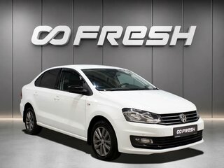 2019 Volkswagen Polo V Рестайлинг, белый, 1310000 рублей, вид 1