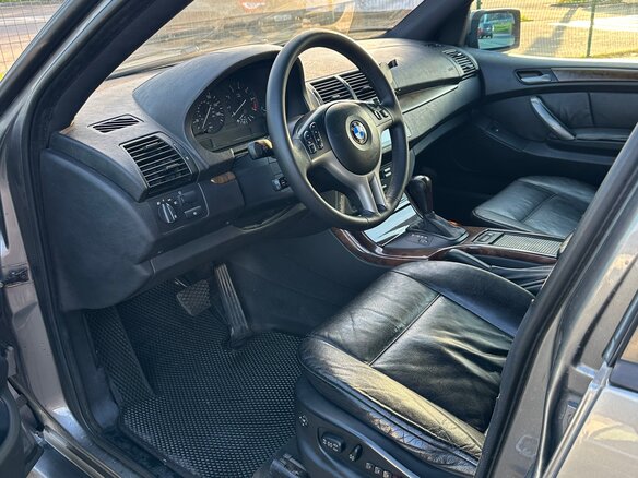 2006 BMW X5 3.0i I (E53) Рестайлинг, серый - вид 7