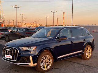 2022 Audi Q7 55 TFSI II (4M) Рестайлинг, синий, 6050000 рублей, вид 1