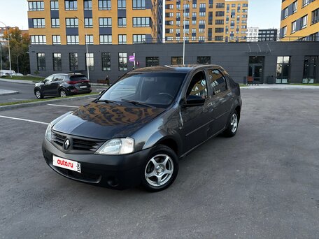 2006 Renault Logan I, серый, 185000 рублей, вид 1