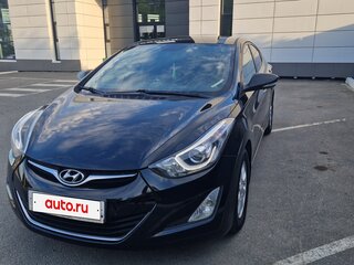 2015 Hyundai Elantra V (MD) Рестайлинг, чёрный, 1265000 рублей, вид 4