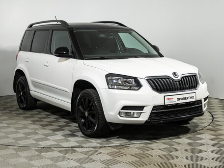 2014 Skoda Yeti I Рестайлинг, белый, 1149777 рублей, вид 3