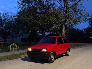 1997 Lada (ВАЗ) 1111 Ока СеАЗ, красный, 100000 рублей, вид 1