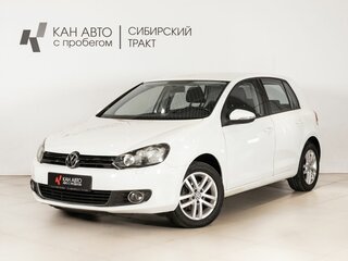 2012 Volkswagen Golf VI, белый, 821000 рублей, вид 1
