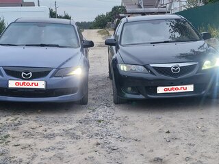 2005 Mazda 6 I (GG) Рестайлинг, чёрный, 430000 рублей, вид 3