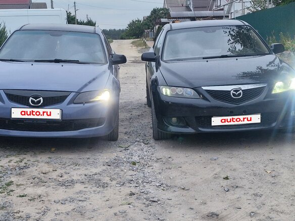 2005 Mazda 6 I (GG) Рестайлинг, чёрный, 430000 рублей - вид 2