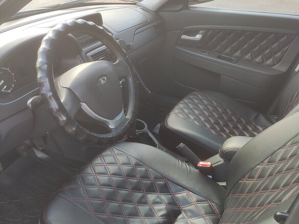 2013 Lada (ВАЗ) Priora I Рестайлинг, синий, 490000 рублей - вид 7