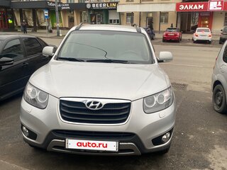 2012 Hyundai Santa Fe II Рестайлинг, серебристый, 1340000 рублей, вид 1