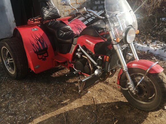 1992 Yamaha V-Max 1200, красный, 550000 рублей - вид 2