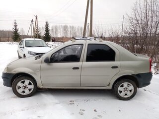 2012 Renault Logan I Рестайлинг, бежевый, 480000 рублей, вид 4