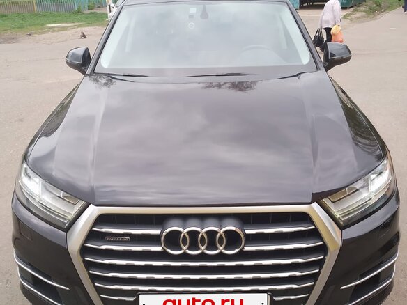 2019 Audi Q7 II (4M), чёрный, 3650000 рублей