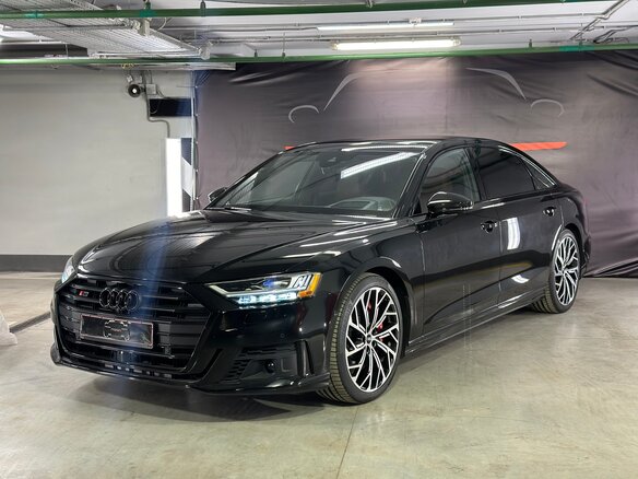 2021 Audi S8 Long IV (D5), чёрный, 11290000 рублей - вид 4
