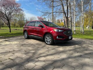 2019 Ford Edge II Рестайлинг, красный, 2200000 рублей, вид 3