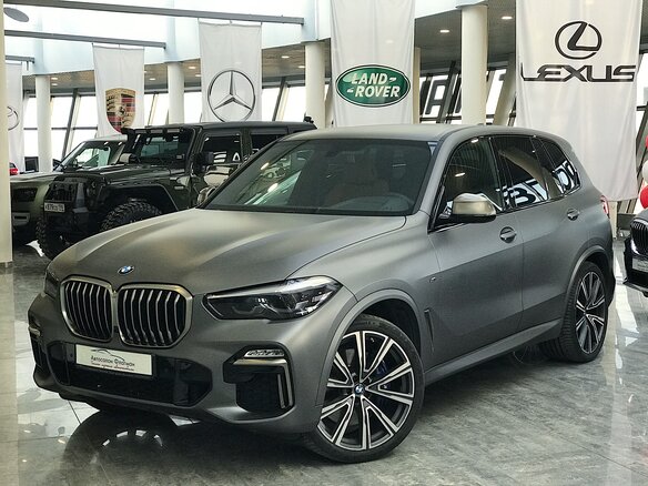2019 BMW X5 M50d IV (G05/G18), белый
