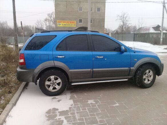 2005 Kia Sorento I, синий - вид 2