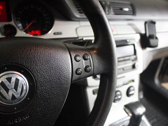 2007 Volkswagen Passat B6, чёрный - вид 12