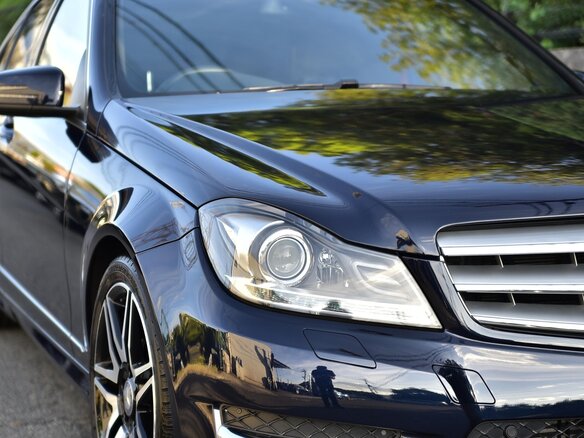 2012 Mercedes-Benz C-Класс 180 BlueEFFICIENCY III (W204) Рестайлинг, чёрный - вид 4
