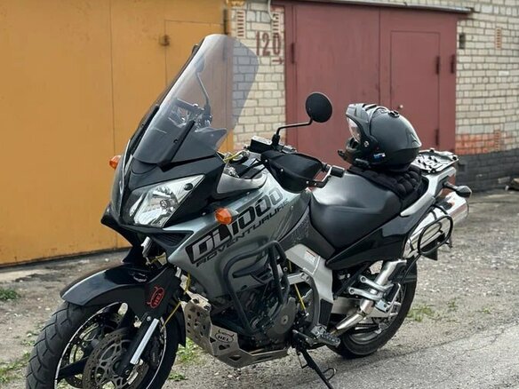 2004 Suzuki V-Strom 1000, серый, 470000 рублей - вид 7
